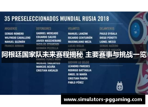 阿根廷国家队未来赛程揭秘 主要赛事与挑战一览